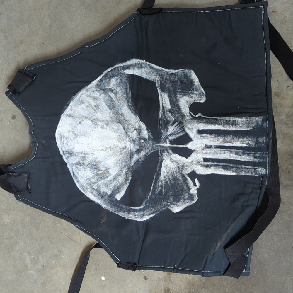 Hand painted Punisher cosplay - XL